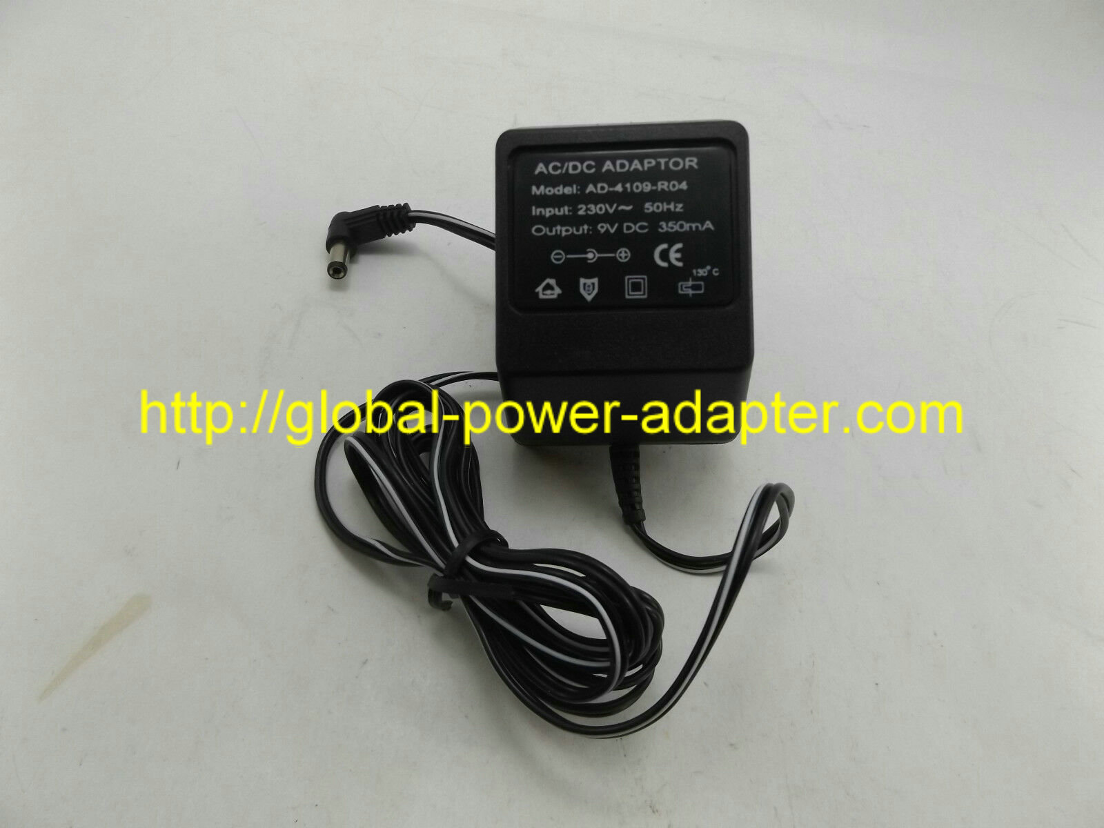 *Brand NEW* AD-4109-R04 Output 9V 135mA 1.17VA AC DC Adaptor Power Supply - Click Image to Close